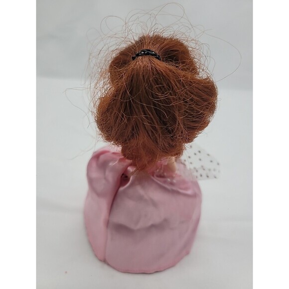 Vintage Cupcake Red Hair Doll Emco  Haschel Toys Pink Dress 6" - Picture 7 of 16